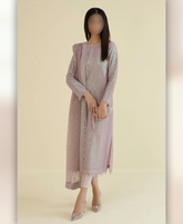 Baroque Sequence Net 3 Piece Unstitched